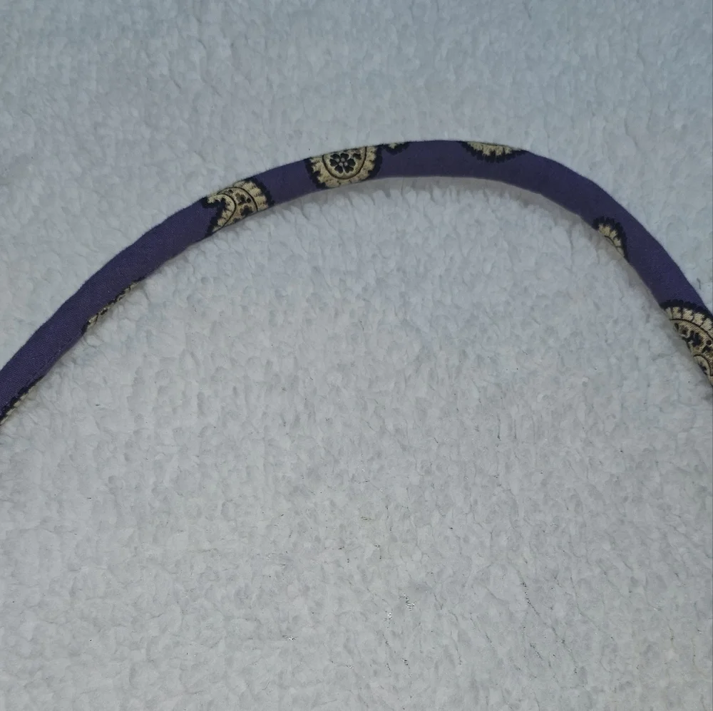 Retired Vintage VERA BRADLEY SIMPLY VIOLET PURPLE BAG KNOT CLUTCH PURSE - Picture 2 of 6